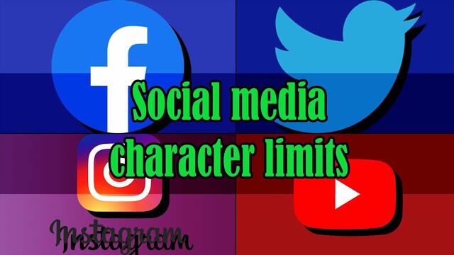 DekoTV - Social media character limits