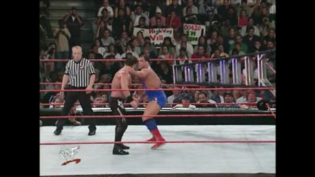 Kurt Angle vs Chris Benoit (Two-out-of-three falls match for Angle's Olympic Gold Medal)