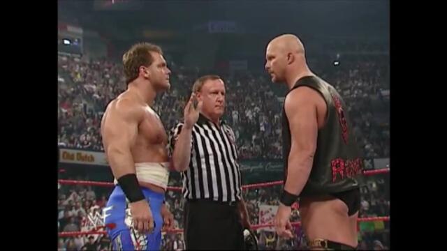 Steve Austin vs Chris Benoit (WWF Championship)
