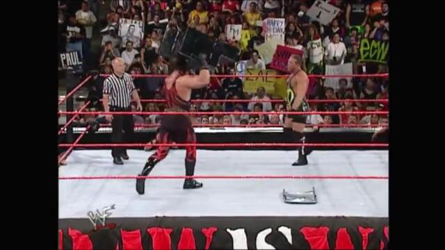 Rob Van Dam vs Kane (WWF Hardcore Championship)