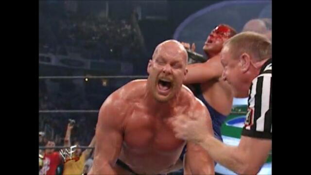 Kurt Angle vs Stone Cold Steve Austin (WWF Championship)