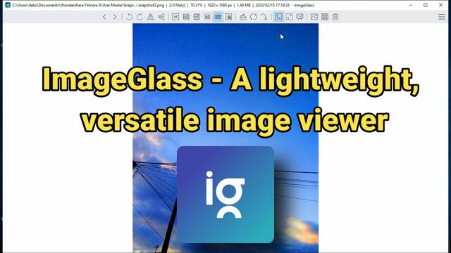 ImageGlass   A lightweight, versatile image viewer