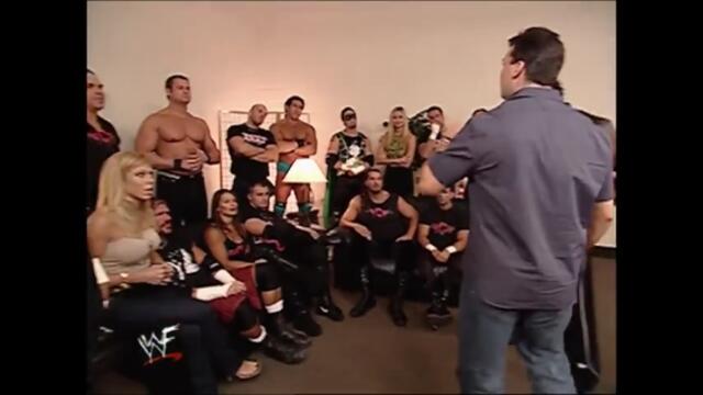 Alliance backstage after Unforgiven (Raw 24.09.2001)