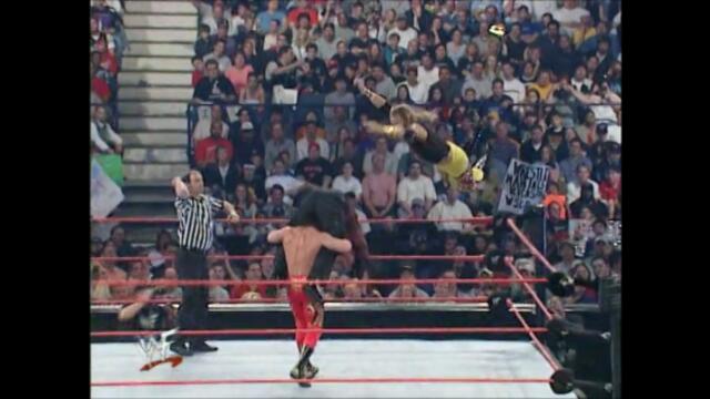 Matt Hardy vs Christian vs Eddie Guerrero (Triple threat match for the WWF European Championship)