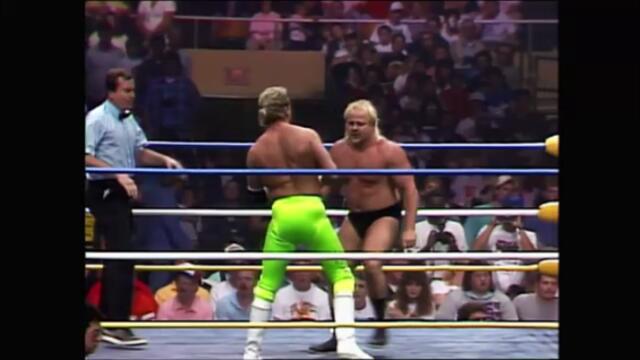Eddie Gilbert and Rick Steiner vs Varsity Club (NWA United States Tag Team Championship)
