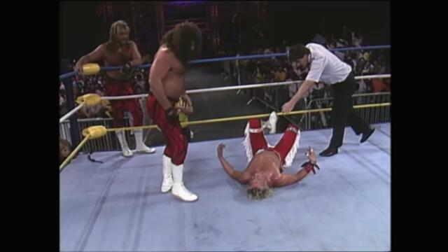 The Rock 'n' Roll Express vs The Freebirds (Corporal Punishment match)