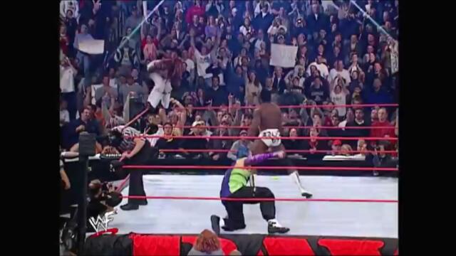 The Hardy Boyz vs Booker T & Test (WWF World Tag Team Championship)