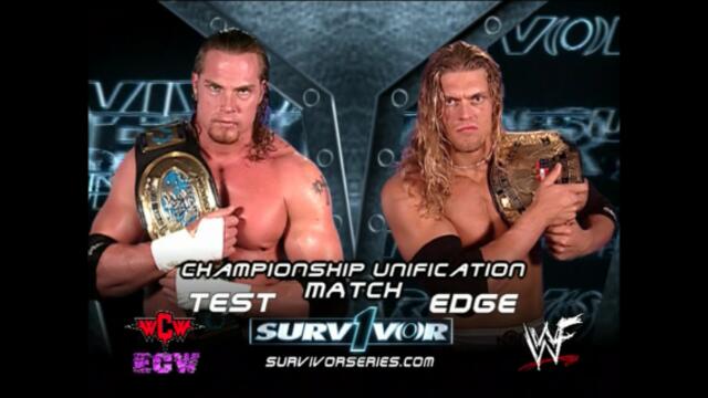 Edge vs Test ( WCW United States Championship and WWF Intercontinental Championship)