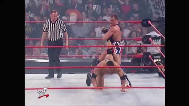 The Rock vs Kurt Angle (World Heavyweight Championship)