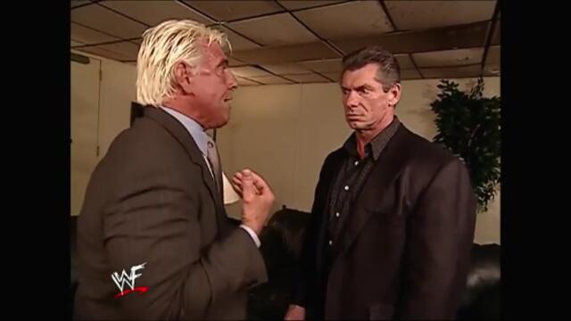 Ric Flair airs grievances to Mr. McMahon