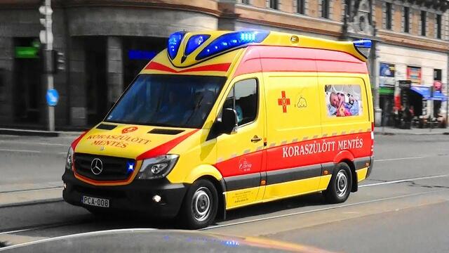 Koraszülött mentőautó PCA Mentőszolgálat Budapest