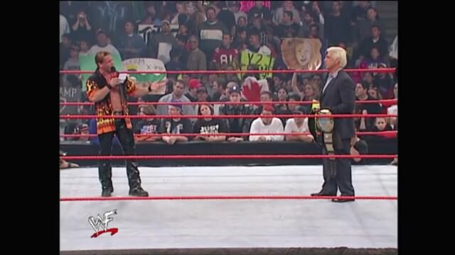 Ric Flair segment Chris Jericho (Raw 10.12.2001)