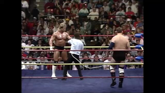 Lex Luger vs Stan Hansen (Texas Lariat match NWA United States Heavyweight Championship)