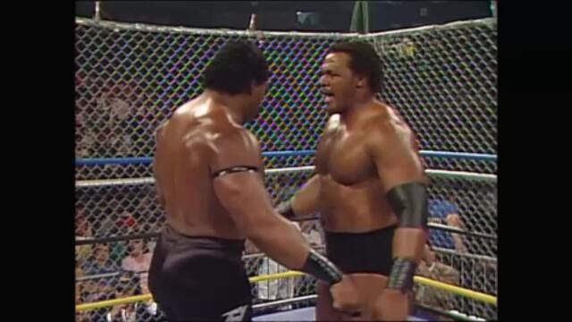 Ron Simmons vs Butch Reed (Steel Cage match)