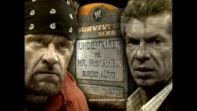 Mr. McMahon vs The Undertaker (Buried Alive match)