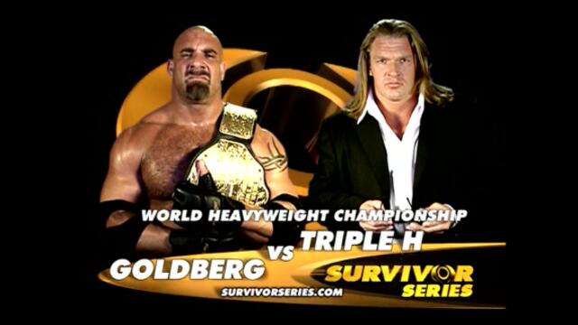 Goldberg vs Triple H (World Heavyweight Championship)