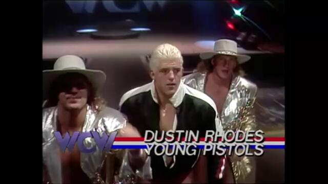 Dustin Rhodes and The Young Pistols vs The Fabulous Freebirds (Elimination match)