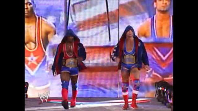 Team Angle vs Chris Benoit and Rhyno vs Los Guerreros (Smackdown Tag Team Championship WrestleMania XIX)