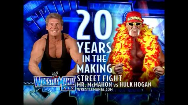 Hulk Hogan vs Mr. McMahon (Street Fight WrestleMania XIX)