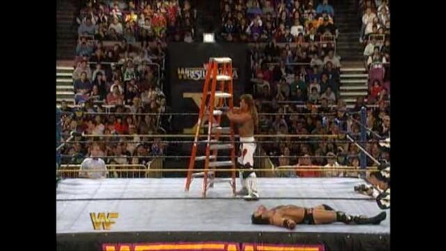 Razor Ramon vs Shawn Michaels (Ladder match for the undisputed WWF Intercontinental Championship) WrestleMania X