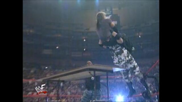 WWF The Hardy Boyz vs The Dudley Boyz (Tag team tables)