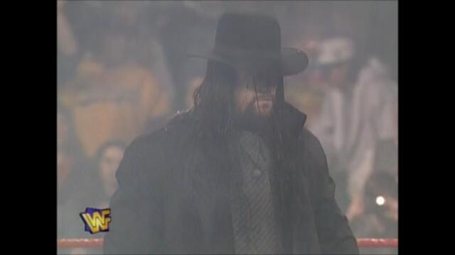 WWF The Undertaker vs Sycho Sid from WrestleMania XIII 1/2