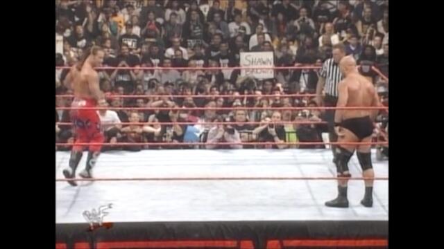 Stone Cold Steve Austin vs Shawn Michaels (WWF World Heavyweight Championship ) WrestleMania XIV 1/2