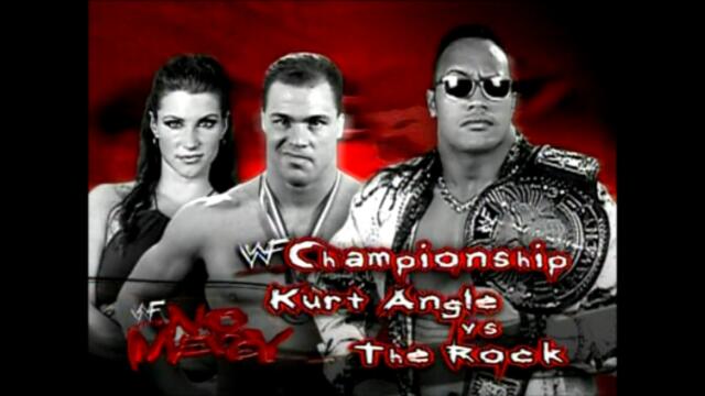 Kurt Angle vs The Rock Main Event (No Mercy WWF Championship)