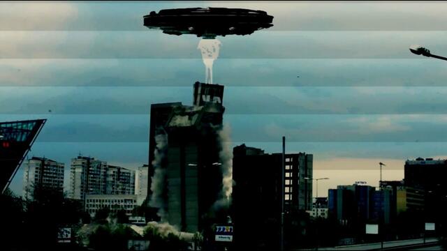 НЛО взривява сградата на ИПК Родина!!!