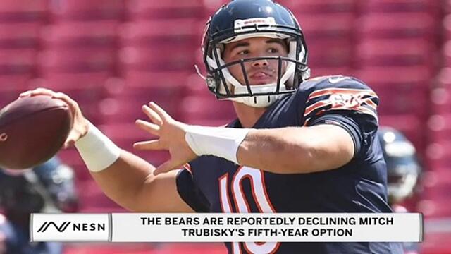Според съобщенията Чикагските мечки отказват опцията на Мич Трубиски за петата година