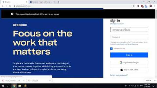 DekoTV - How to delete Dropbox account