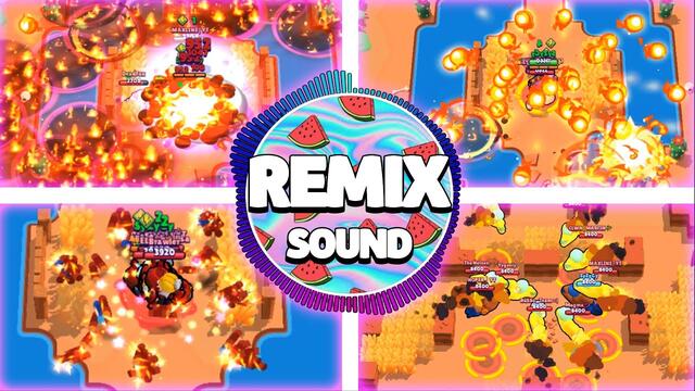 РЕМИКС БРАВЛ СТАРС | REMIX BRAWL STARS #StayHome #WithMe