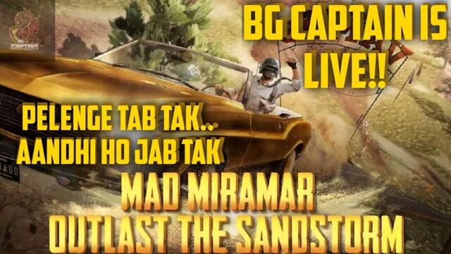 MAD MIRAMAR & CUSTOM MATCHES || PUBG MOBILE || RUSH GAME ||