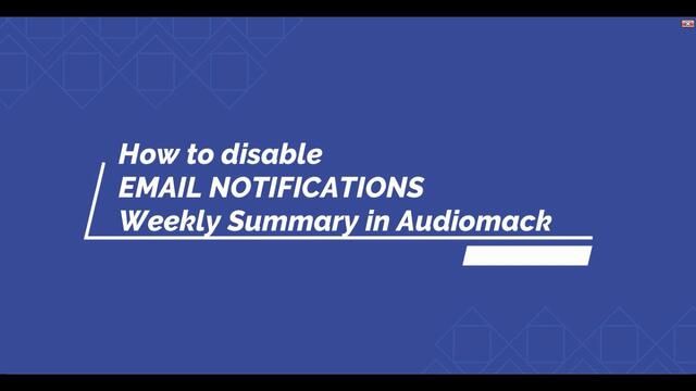 DekoTV - How to disable EMAIL NOTIFICATIONSWeekly Summary