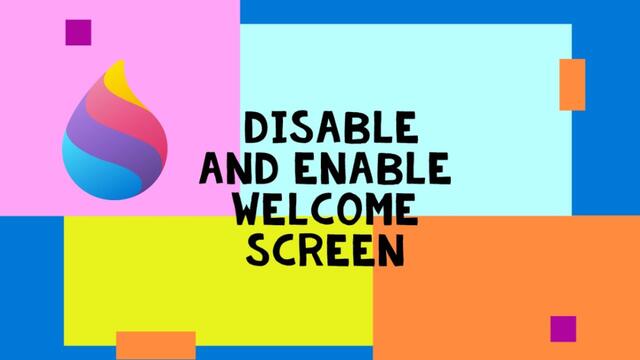 DekoTV - Paint3D - Disable and enable Welcome screen