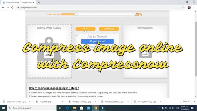 DekoTV   Compress image online with Compressnow