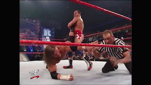 WWF Triple H vs Kurt Angle Main Event (Raw 18.02.2002)