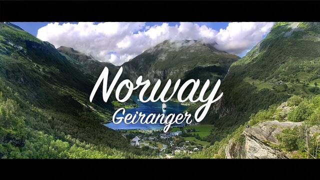 NORWAY Fjords Cruise GEIRANGER Amazing Cinematic Drone Footage of The Norway FREE Celtic MUSIC