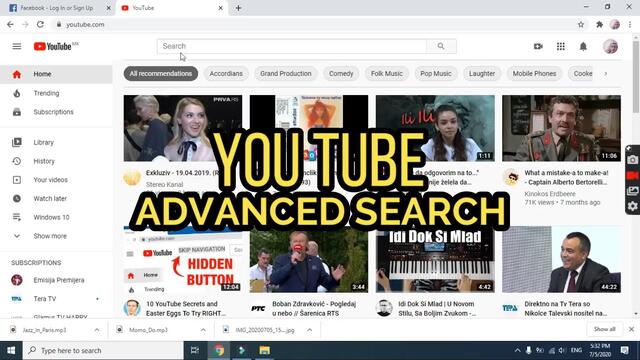 DekoTV  - YouTube advanced search