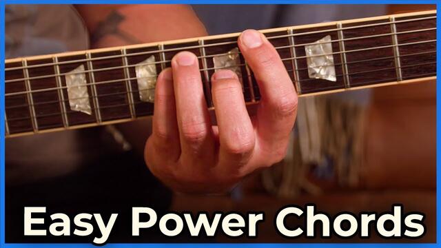 Learn SIMPLE Power Chords for Your Rock Songs! | Guitar for Beginners!