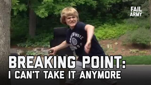 Breaking Point: I Can't Take it Anymore