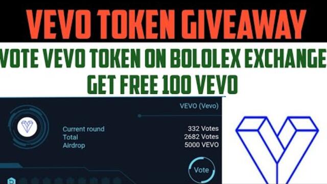 🔥Vevo Token Giveaway Announcement||Vote Vevo Token Bololex Exchange Get Free 100 Vevo|Airdrop Hunter