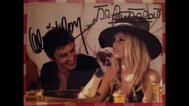 ALAIN DELON AUTOGRAPHS