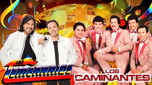 LOS CAMINATES VS LOS TEMERARIOS 30 ÉXITOS ROMÁNTICAS INOLVIDABLES 90S -CAMINATES ROMÁNTICAS DEL AYER