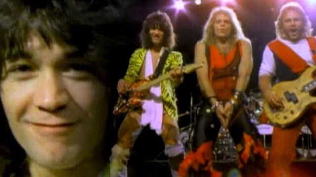 С Почит към Любимецът вируозът на китарата Еди Ван Хален  - Eddie Van Halen - Beat It solo Live with Michael Jackson