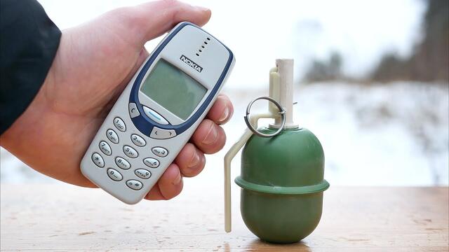 Experiment: Nokia 3310 vs RGD-5 Firecracker