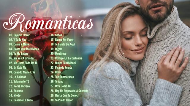 Los 100 Exitos Puras Romanticas Viejitas Pero Bonitas 90s - Las Mejores Canciones Para Enamorados