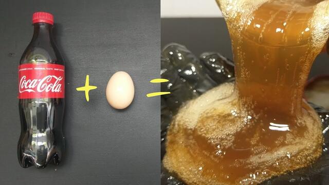 Coca-Cola + Egg + 1 Month = Slime?