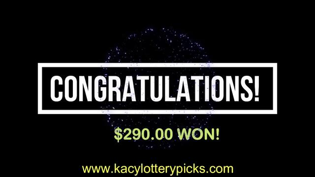 $290 00 WON CASH 3 LOTTERY PICKS PREDICTIONS & STRATEGIES GET YOUR NUMBERS NOW