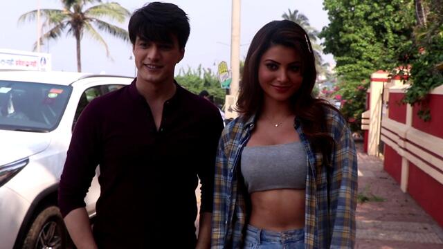 Urvashi Rautela and Mohsin Khan spotted on location in Bandra |FilmiBeat